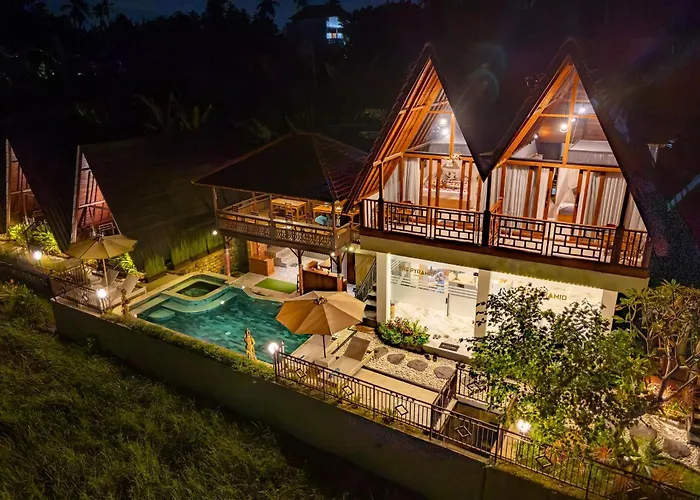 Villa The Pyramid Ubud River Payangan